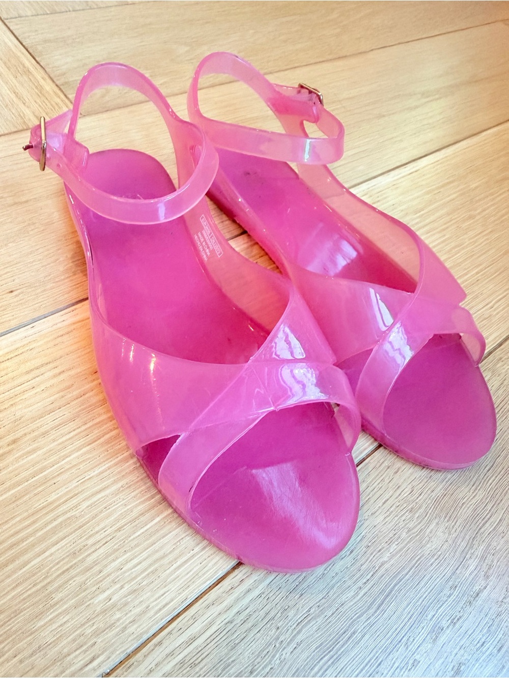Zara Pink Jelly Sandals for Kids - Picture 2 of 5